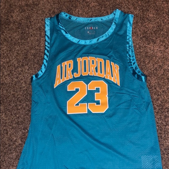 light blue jordan jersey